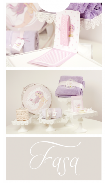 Trusou de botez pentru fetite de inspiratie Disney, Ariel, Mica Sirena  11